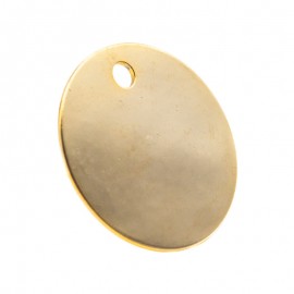 Médaille pour animal ronde diamètre 33mm couleur argent
