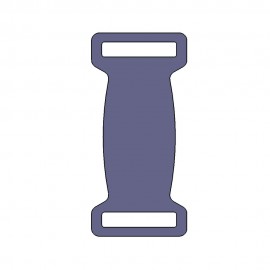 Plaque inox pour collier largeur 29mm